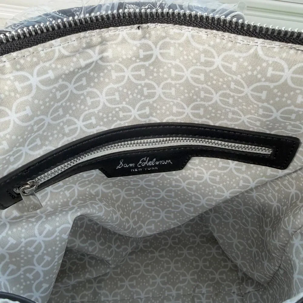 New Women's Sam Edelman Amara Top Handle Black  Backpack